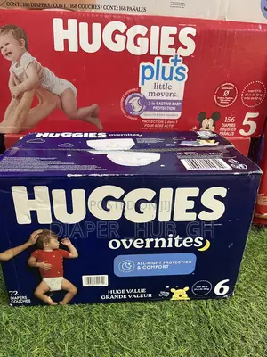 Huggies Overnites Nighttime Diapers Size 6(72counts