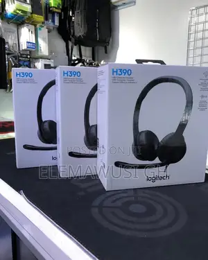 Logitech H390 Wired Headset With Noice Cancelling Microphone Usb