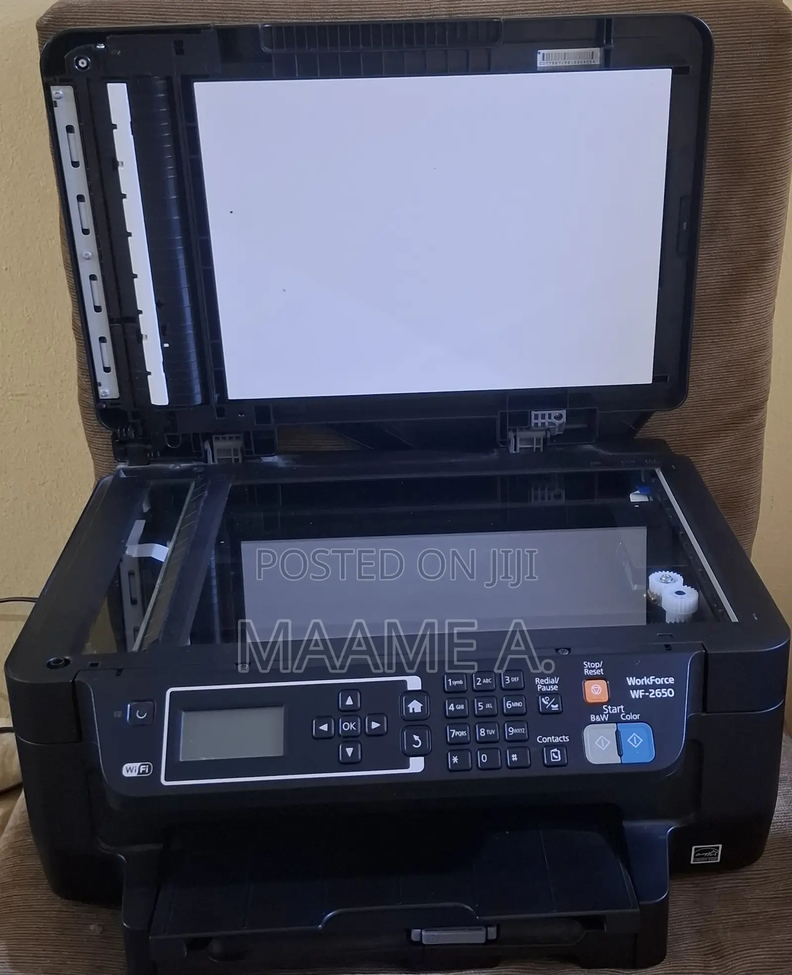 Epson Workforce Wf-2650 All-in-One Printer.
