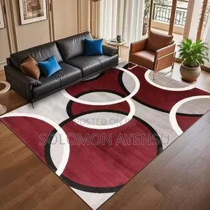 Modern Graphic Pattern Area Rug, Available in Two Sizes