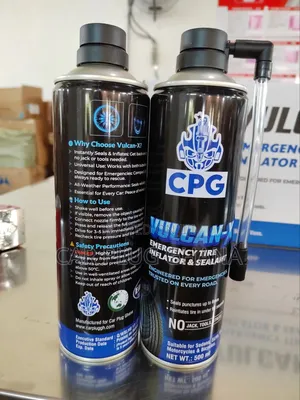 Vulcan-X Emergency Tyre Sealant and Inflator