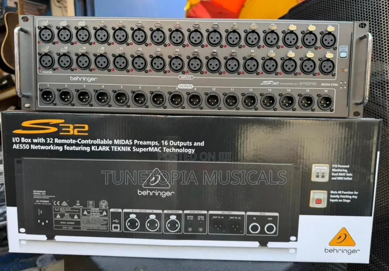 Behringer S32 32-Channel Digital Stage Box.