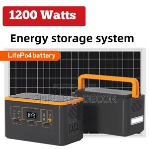 1200w Solar Power Station + Solar Panel (Emergency Power System)