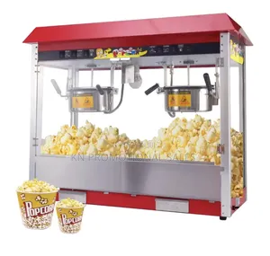 Double Pot Popcorn Machine With Warmer