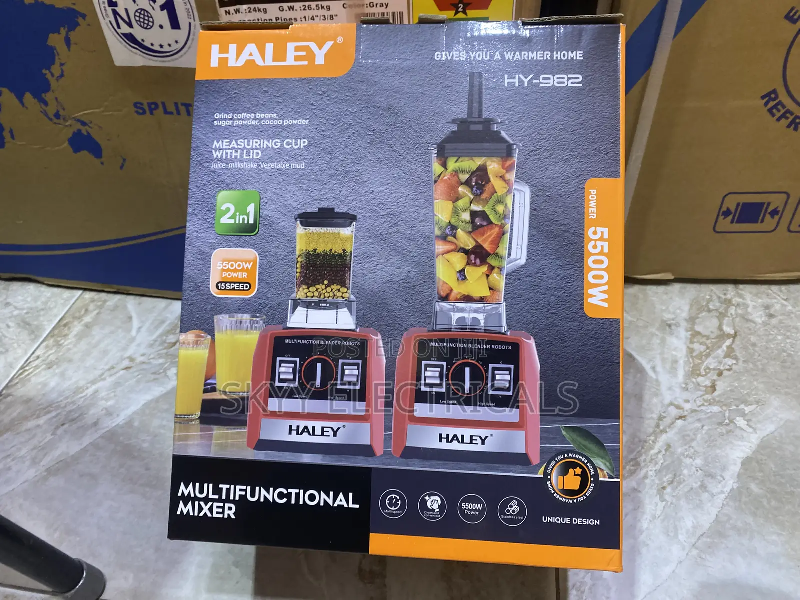 Haley Hy-982 2in1 Multifunctional Blender