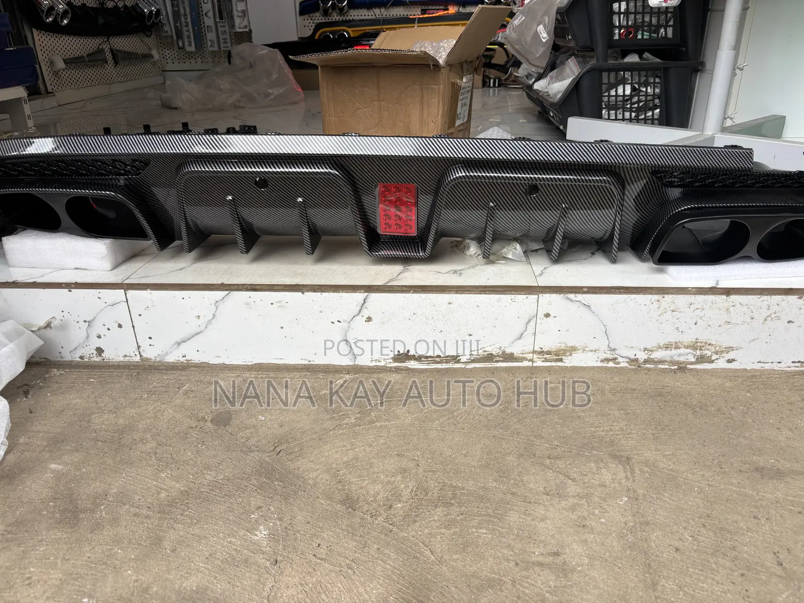 Mercedes Benz C300 2016-2019 Back Bumper Diffuser Sports