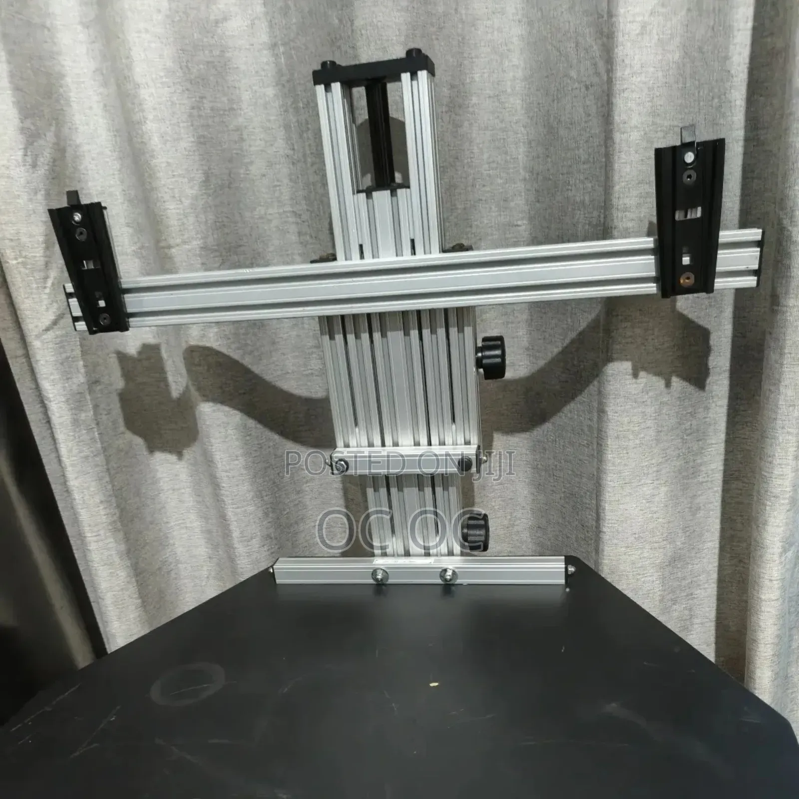 Ergo Desktop Kangaroo Elite Height-adjustable Dual Monitor Stand.