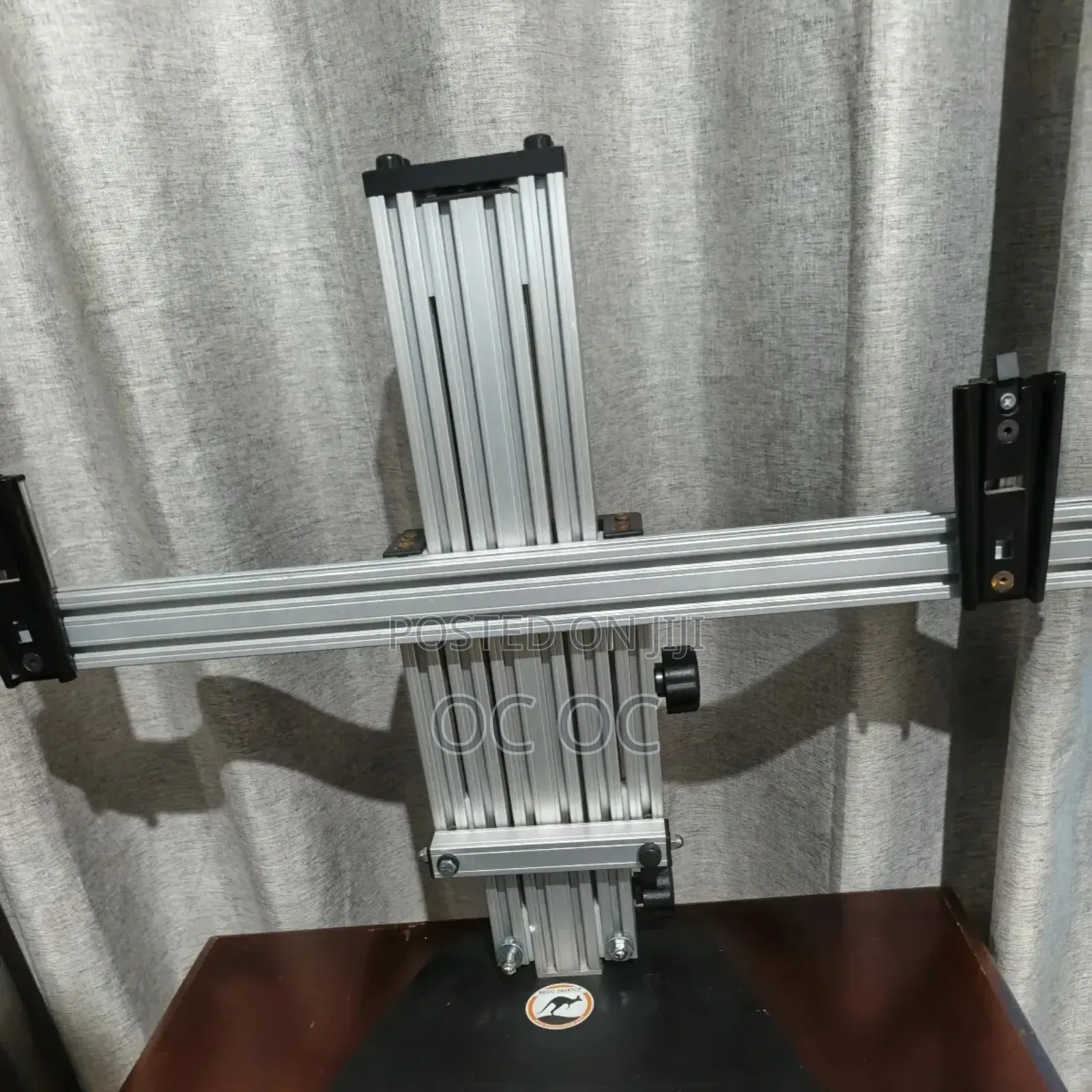 Ergo Desktop Kangaroo Elite Height-adjustable Dual Monitor Stand.