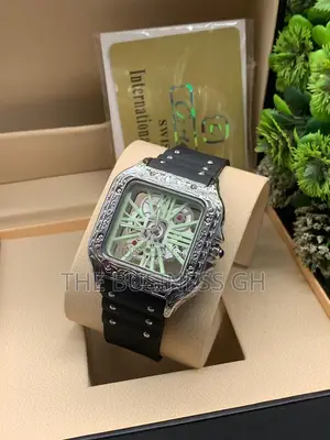 Cartier Santos Skeleton Wristwatch