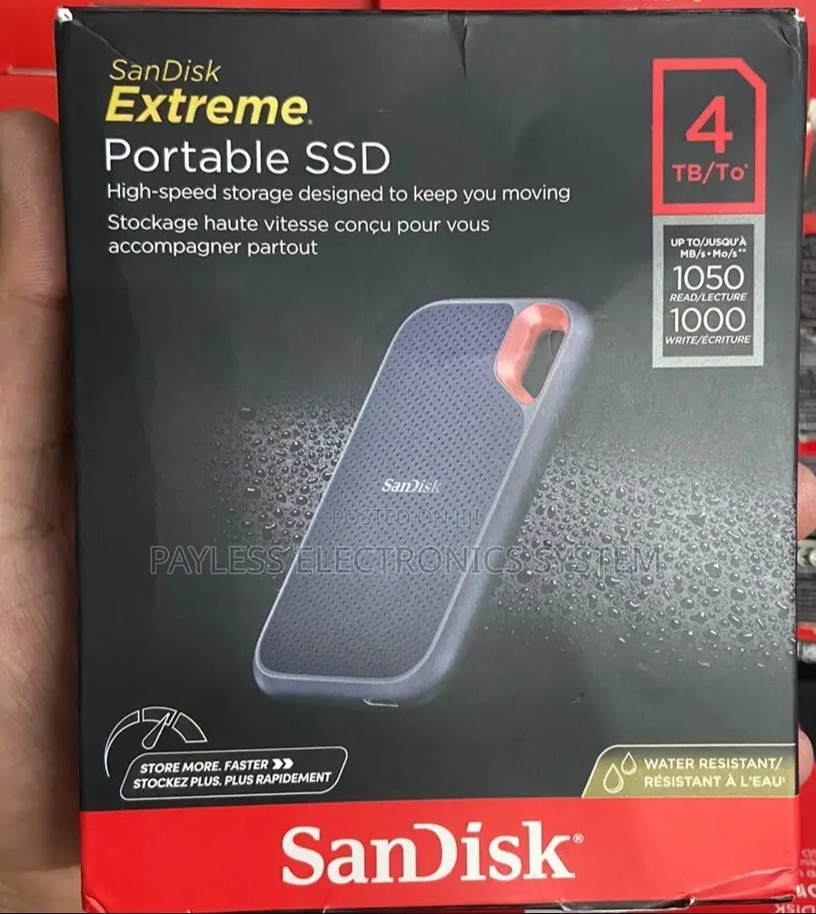 Sandisk 4tb Extreme SSD Drives