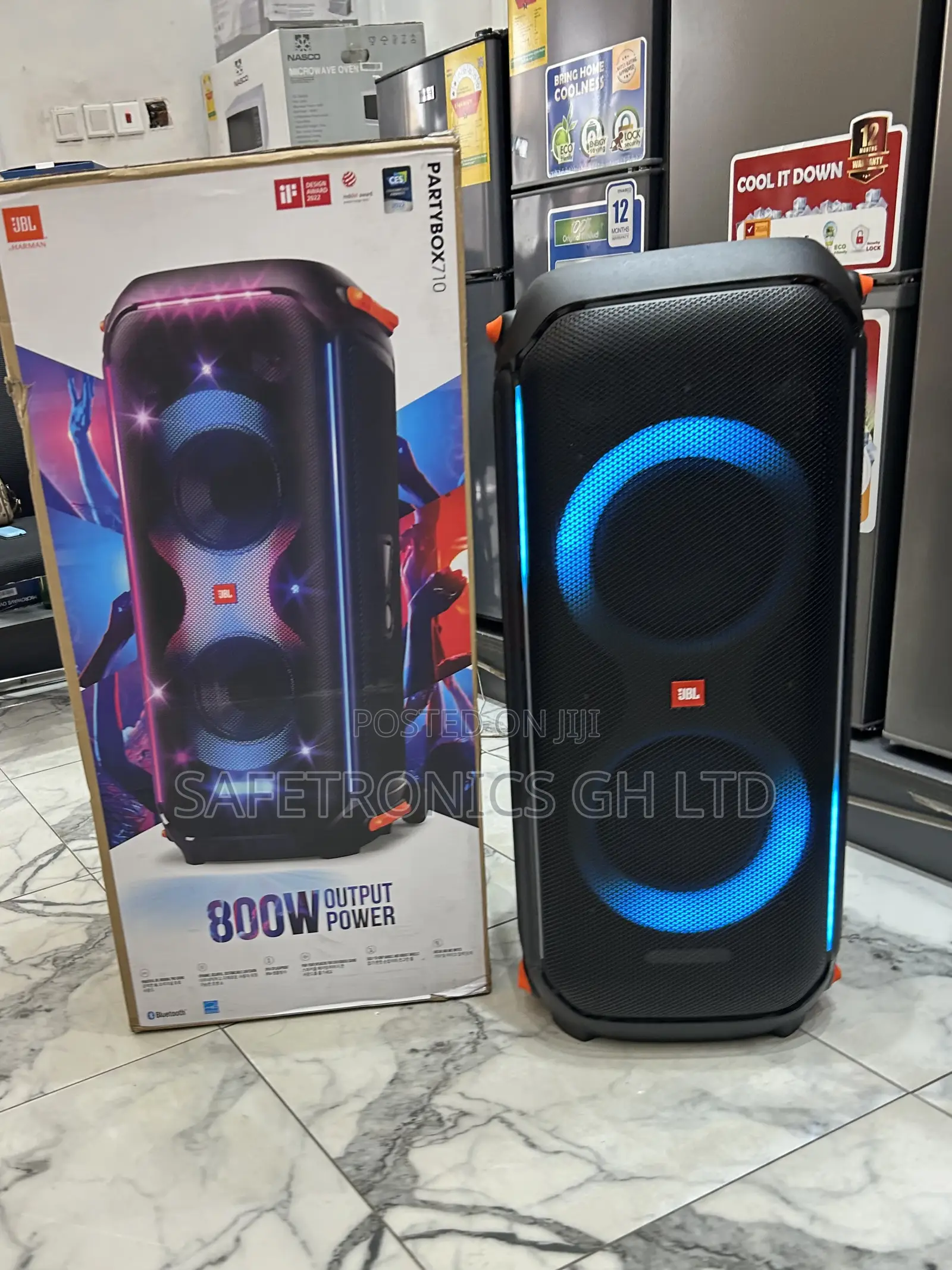 High Reliable (Black) 800w JBL Party Box 710 Electric Speaker