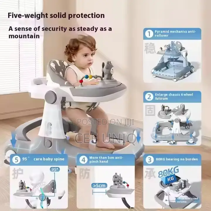 Multifunctional Foldable Baby Walker