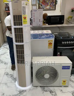 Sleek Nasco 2.5hp Floor Standing Air Conditioner(White) 