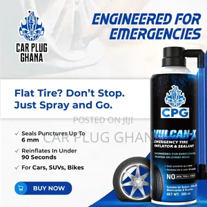 Vulcan-X Emergency Tyre Sealant and Inflator