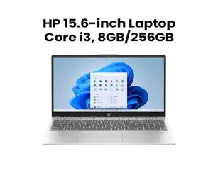 New Laptop HP 15 8GB Intel Core i3 SSD 256GB