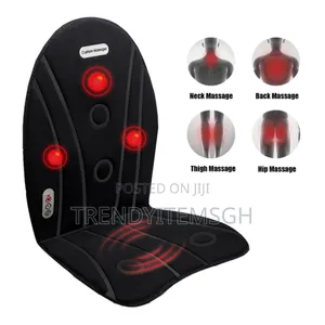 2-in-1 Electronic Heated Vibrating Massage Mat Home Car Massager