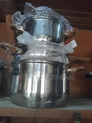 Non-Stick Stainless Steel Saucepan 3 Set – Durable Easy to Use