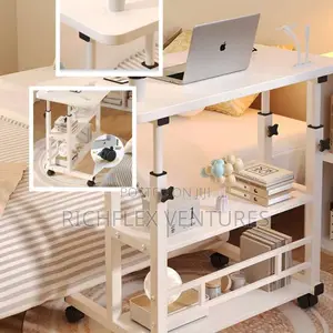 Portable Heights Adjustable Desk With Usb Ports