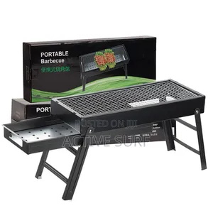 Portable Barbecue Charcoal Grill For, Home, Picnics And Beach Party