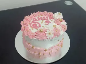 Cute Pink Birthday Cake, Order Now