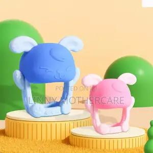 Baby Silicon Teether - Rabbit-shaped