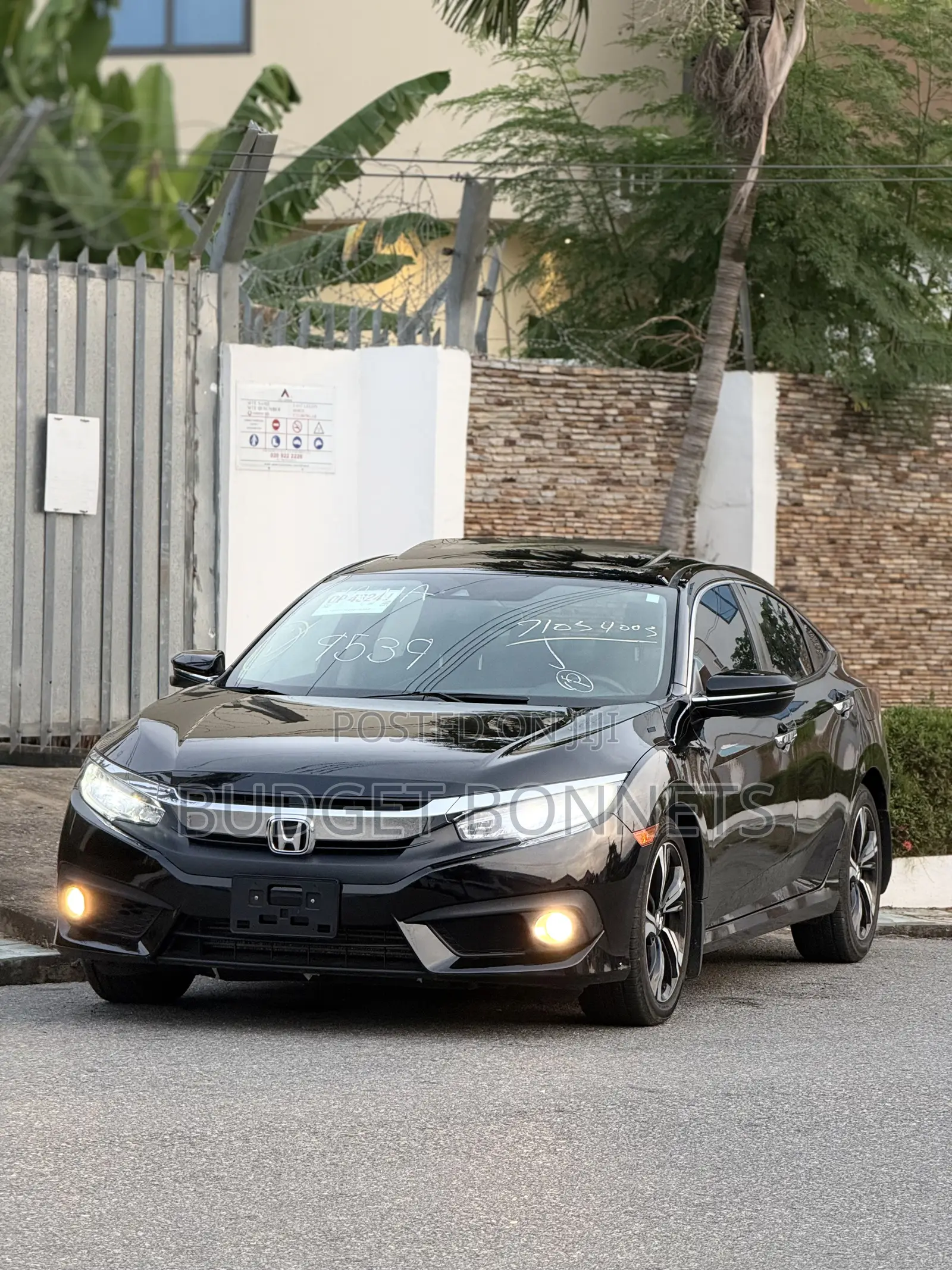 Honda Civic Touring 4dr Sedan (1.5L 4cyl) 2017 Black