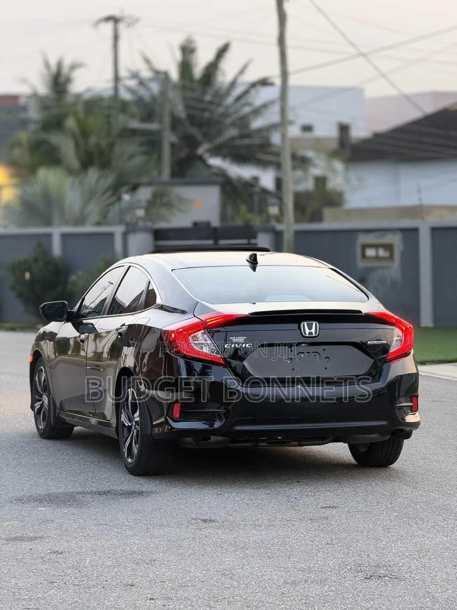 Honda Civic Touring 4dr Sedan (1.5L 4cyl) 2017 Black