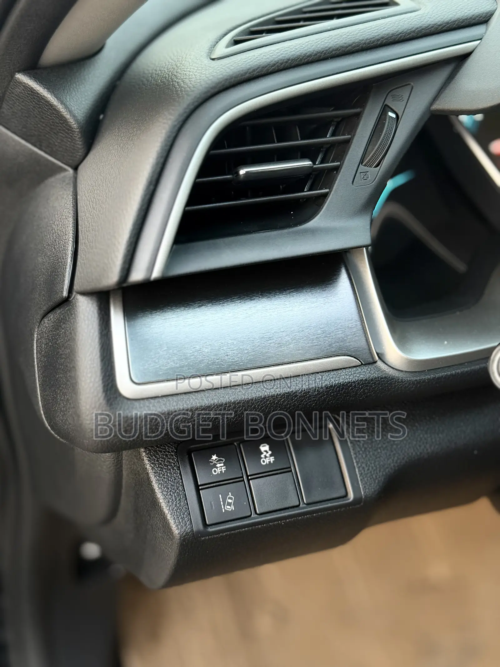 Honda Civic Touring 4dr Sedan (1.5L 4cyl) 2017 Black