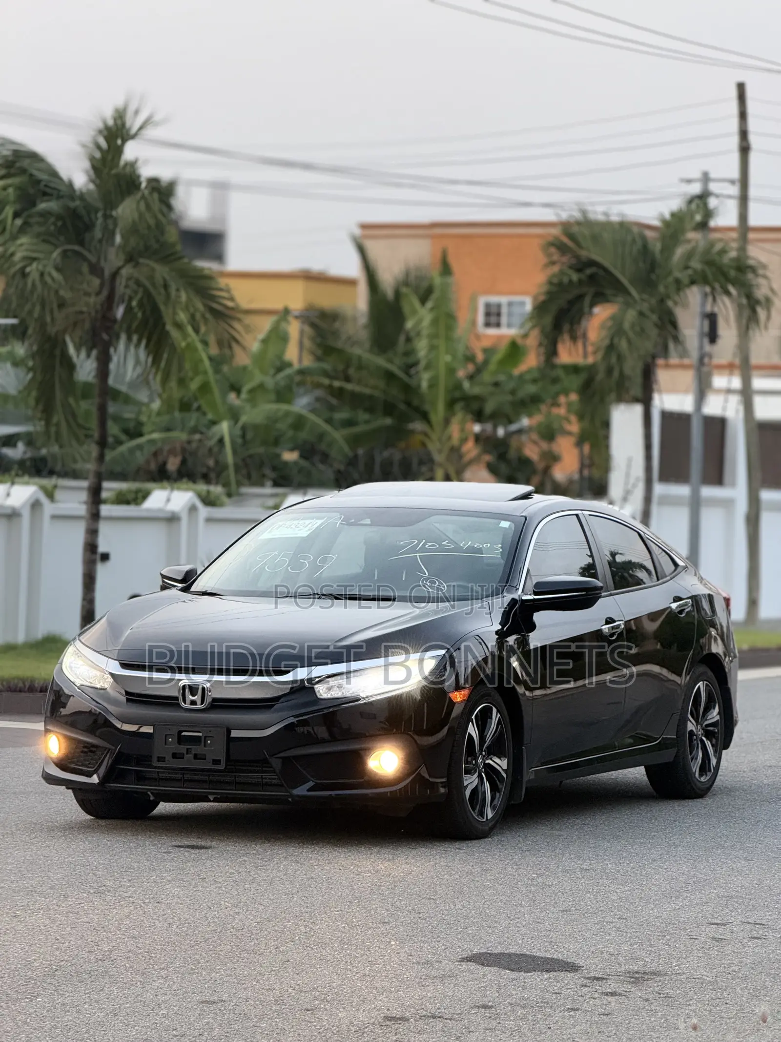 Honda Civic Touring 4dr Sedan (1.5L 4cyl) 2017 Black