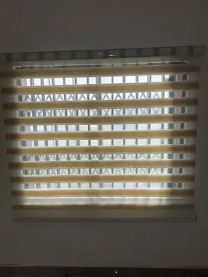 Lovely Cream and Off White Window Blinds