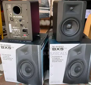 M-audio Bx5 D3 5-inch Powered Studio Monitors.