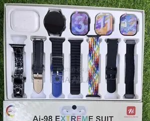 Ai98 Combo .Watch7+ Ultra3+ Watch11+ Watch12 With Pods. Amoleddisplay