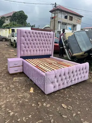 Ritz Double Bed Frame With One Side Drawer