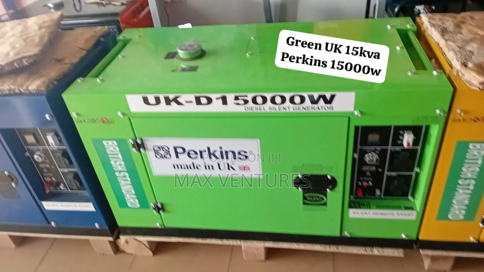 Remote Control Perkins 15kva 15000w Diesel Generator 15kva