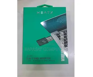 Heatz Zw16 3-in-1(Dual Band, Wireless, Bluetooth) Usb Adapter