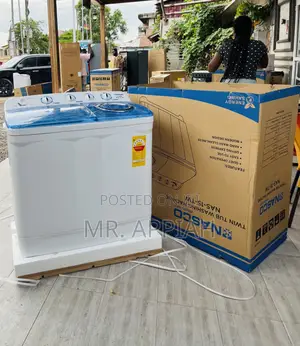 Affordable Nasco 15kg Twin Tub Electric Washing Machine + Magic Filter