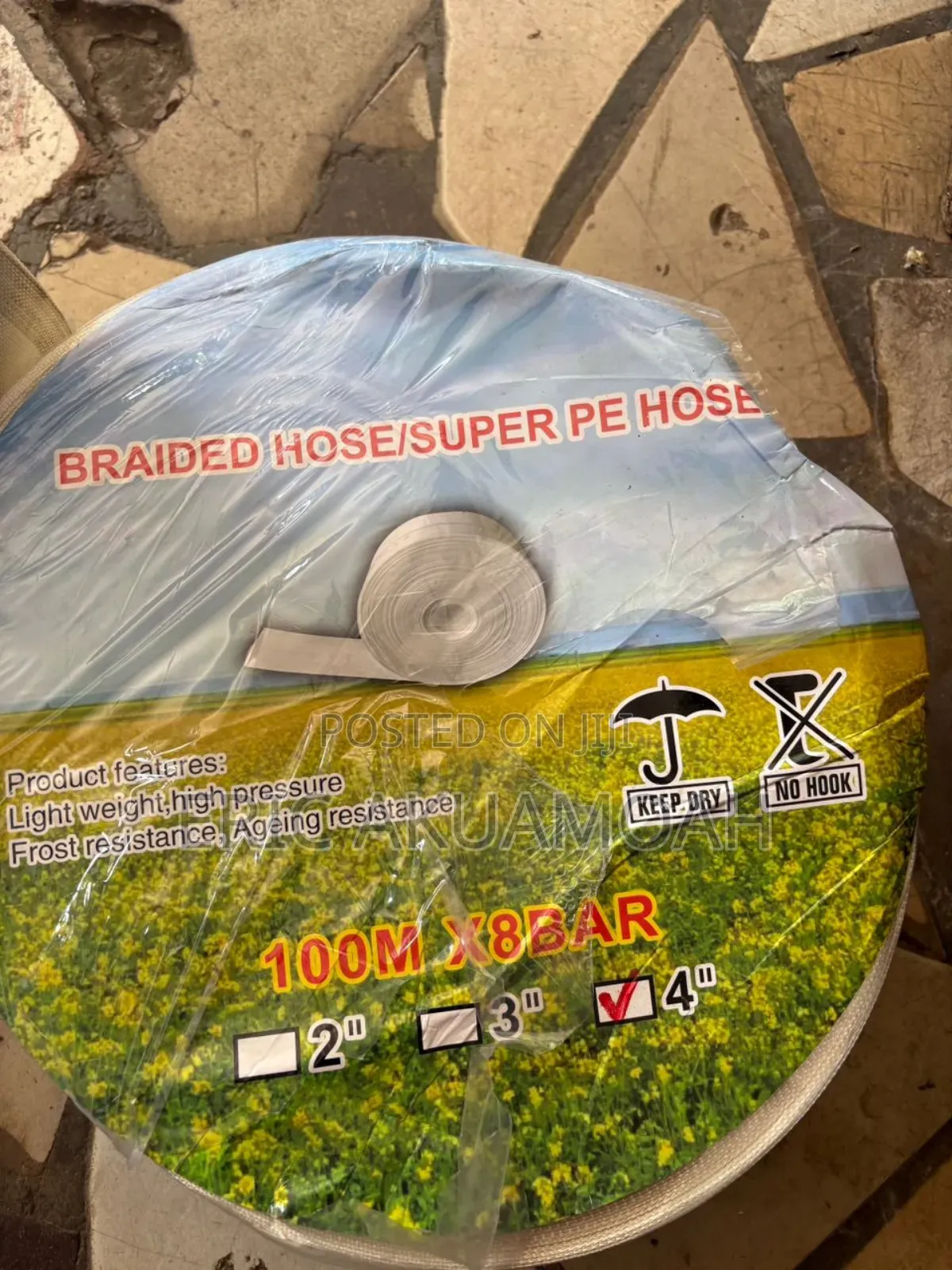 4" Canfas Hose (100m)
