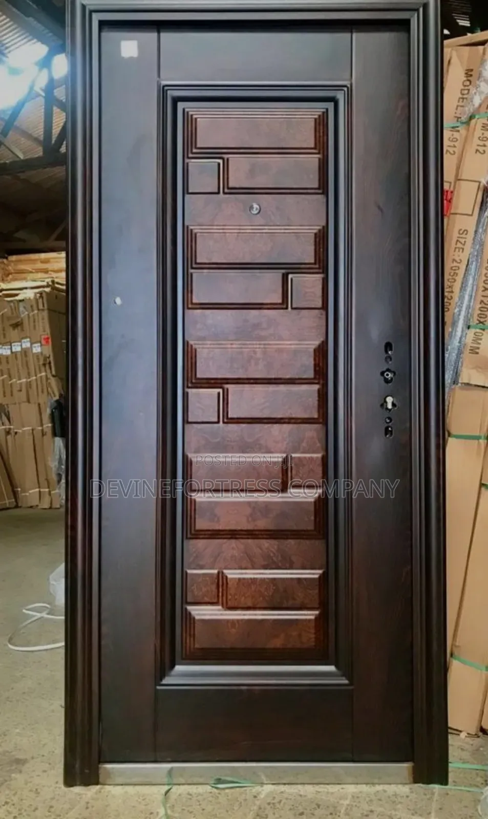 Normal Security Brown Door