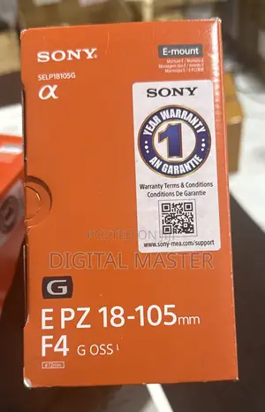 Sony E Pz 18-105mm F/4 G Oss Lens
