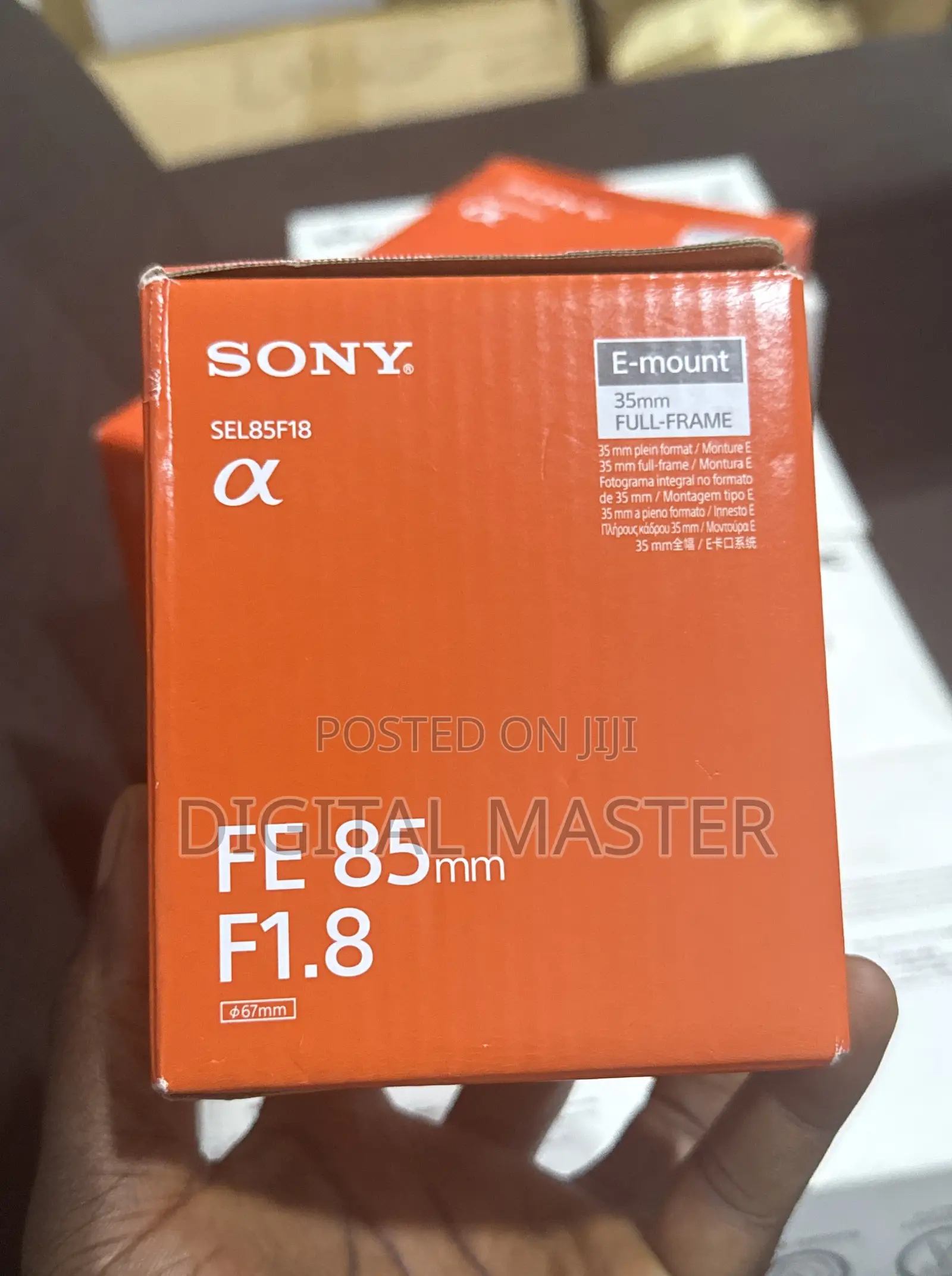 Sony Fe 85mm F/1.8 Lens