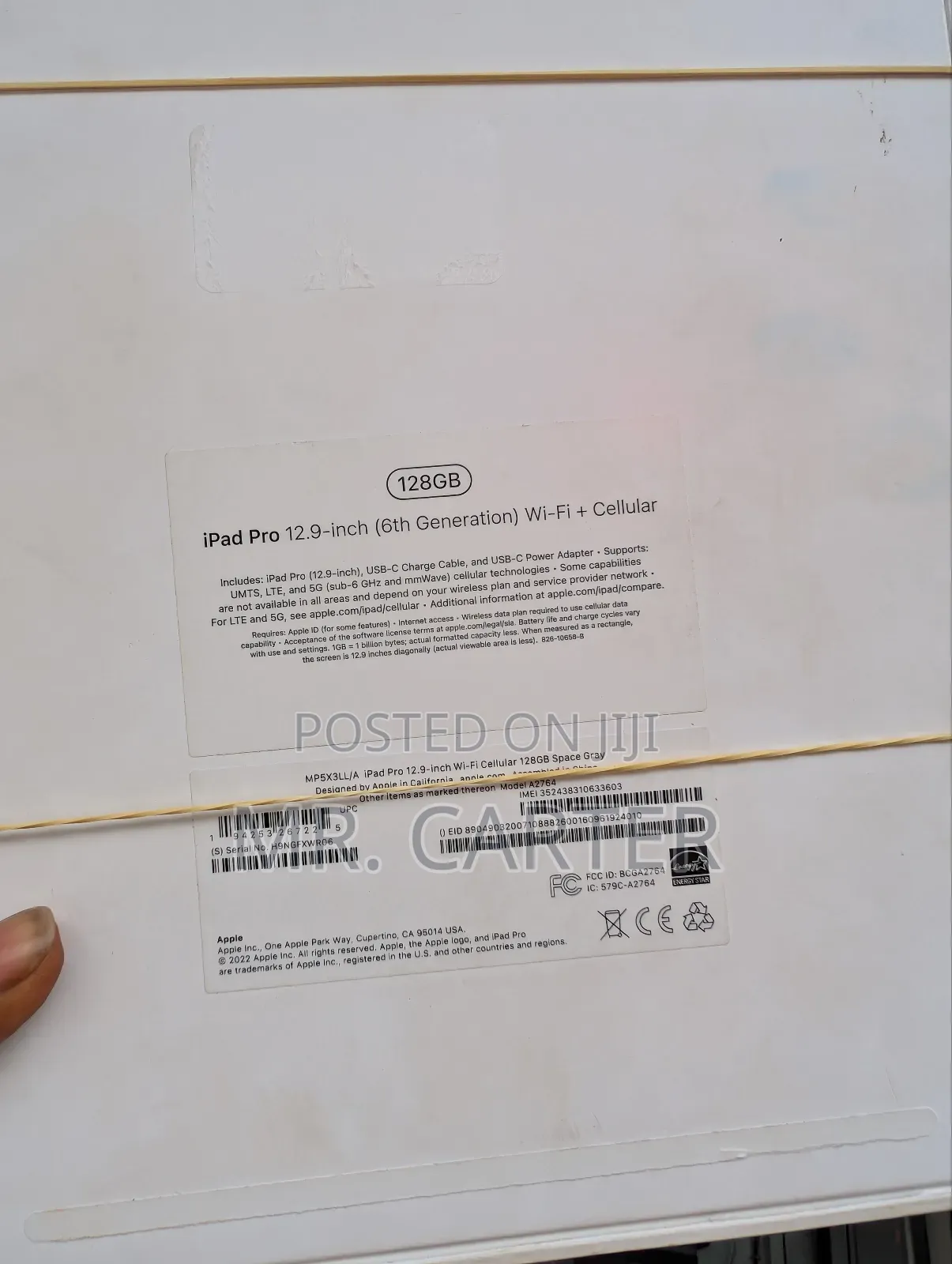 New Apple iPad Pro 12.9 (2022) 128 GB Gray