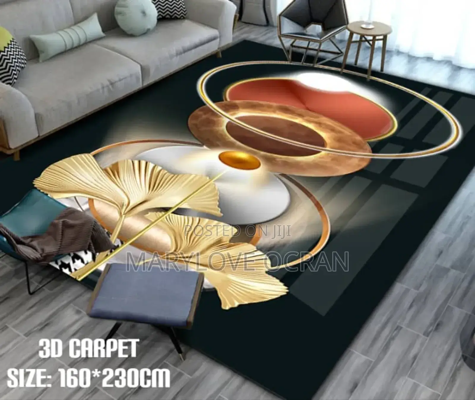 Super Deal 3d Centre Carpet 160x230cm