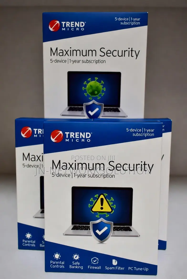 Trend Micro Maximum Security 5 Device 1 Year