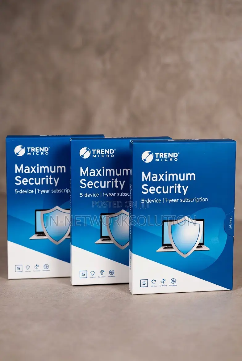 Trend Micro Maximum Security 5 Device 1 Year