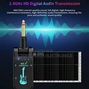 Ws-4 Wireless Guitar System Jack (We Are in Both Kumasi and Accra)