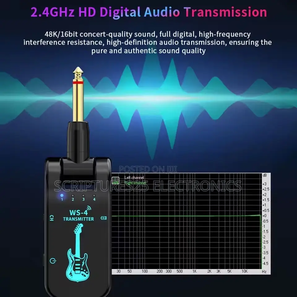 Ws-4 Wireless Guitar System Jack (We Are in Both Kumasi and Accra)