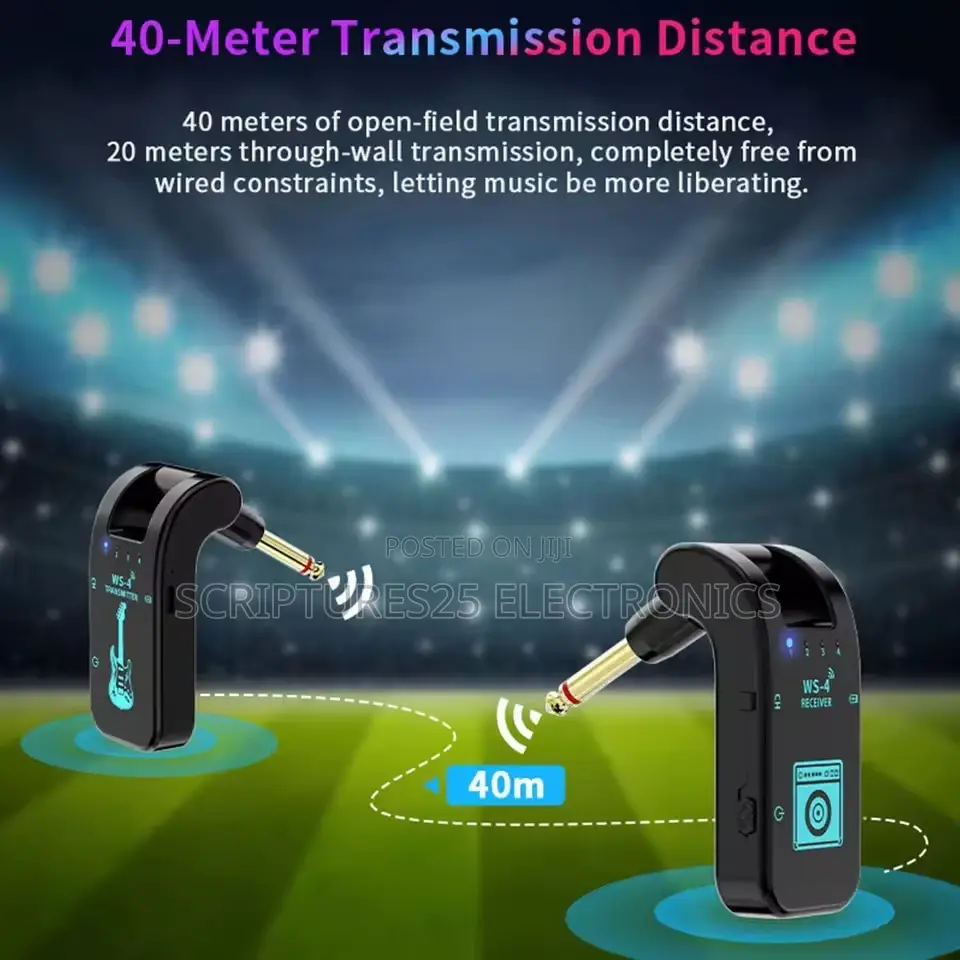 Ws-4 Wireless Guitar System Jack (We Are in Both Kumasi and Accra)