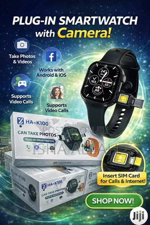 Simcard Smart Watch With Camera – Make Calls, Take Photos