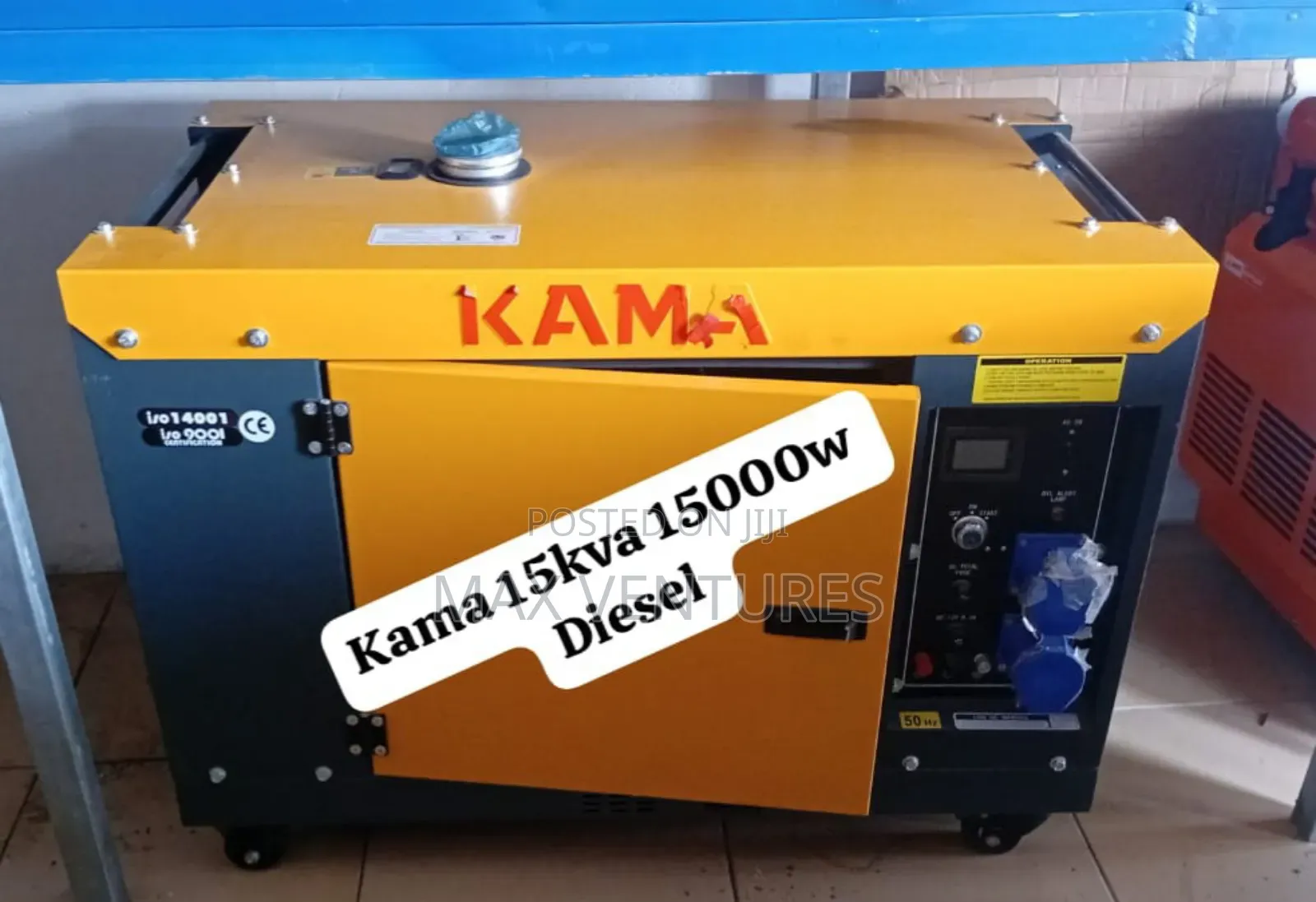 Clean Power Kama 15kva Diesel Generator 16500w