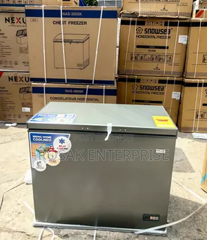 Nasco 244ltrs Chest Freezer 
With Sliding Glass